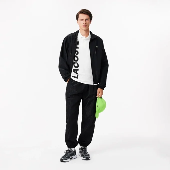 Lacoste Movement-pologensere med trykk for menn, normal passform