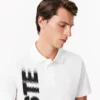 Lacoste Movement-pologensere med trykk for menn, normal passform