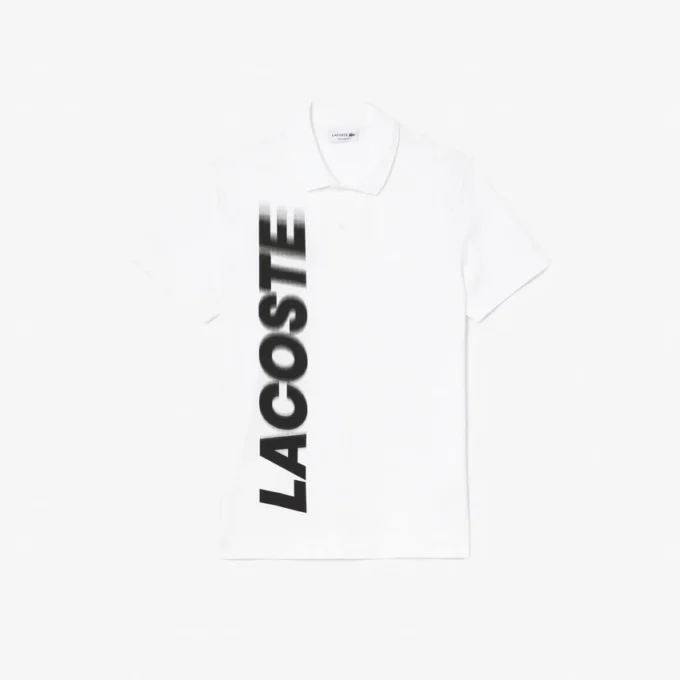 Lacoste Movement-pologensere med trykk for menn, normal passform