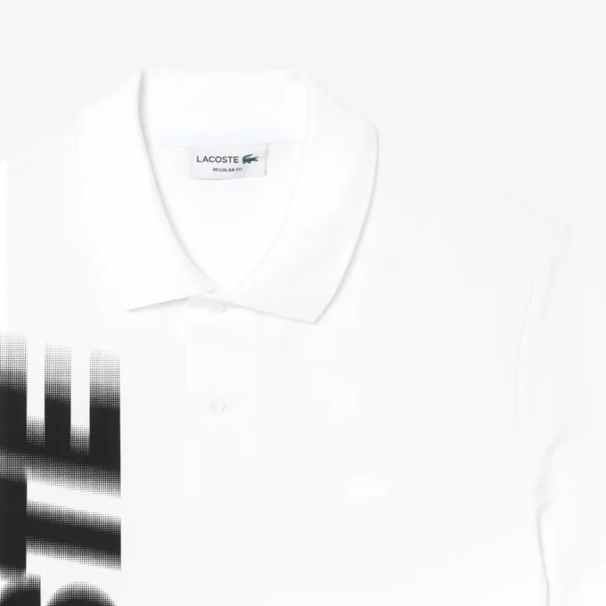 Lacoste Movement-pologensere med trykk for menn, normal passform