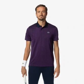 Lacoste Tennis X Daniil Medvedev-pologensere for menn