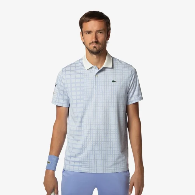 Lacoste Tennis X Daniil Medvedev-pologensere for menn