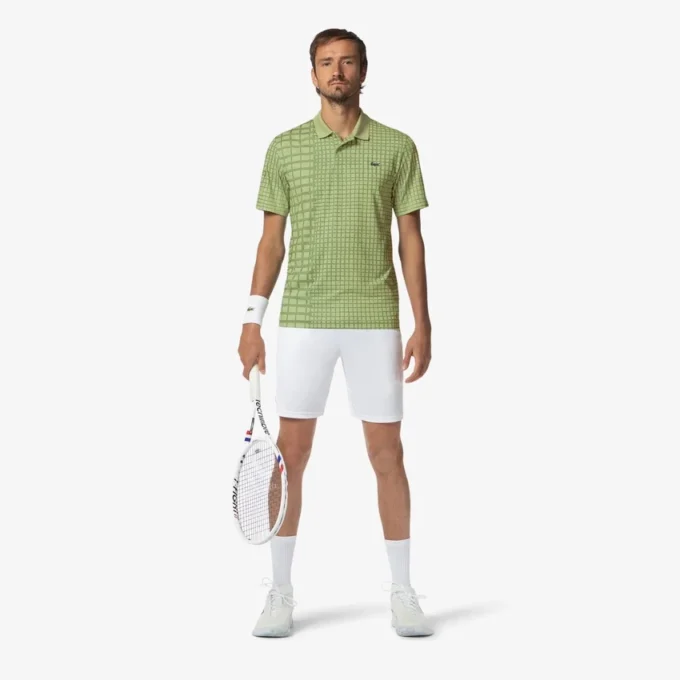 Lacoste Tennis X Daniil Medvedev-pologensere for menn