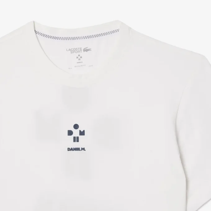 Lacoste Tennis X Daniil Medvedev Ultra Dry T-skjorte for menn