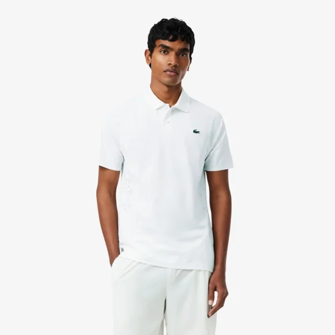 Lacoste Tennis X Novak Djokovic på banen Polo