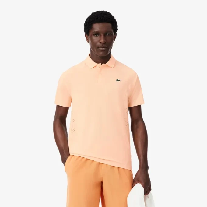 Lacoste Tennis X Novak Djokovic på banen Polo
