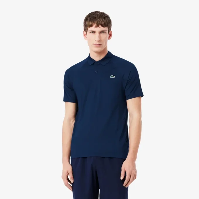 Lacoste Tennis X Novak Djokovic på banen Polo