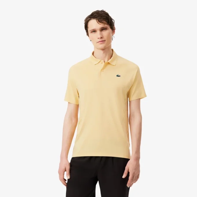 Lacoste Tennis X Novak Djokovic på banen Polo