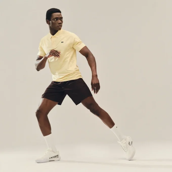 Lacoste Tennis X Novak Djokovic på banen Polo