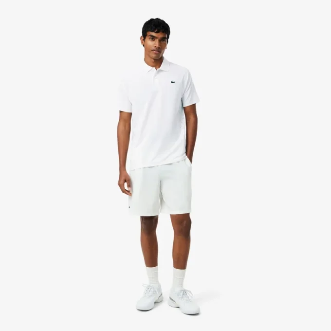 Lacoste Tennis X Novak Djokovic på banen Polo