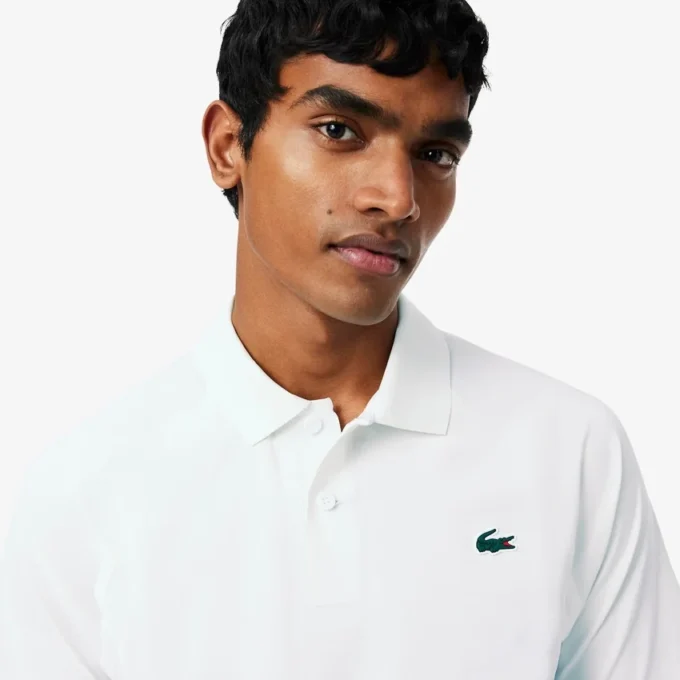 Lacoste Tennis X Novak Djokovic på banen Polo
