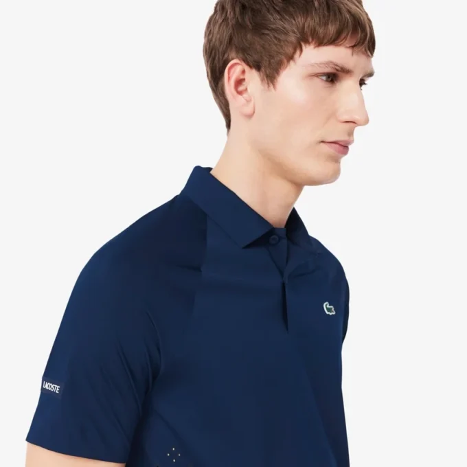 Lacoste Tennis X Novak Djokovic på banen Polo