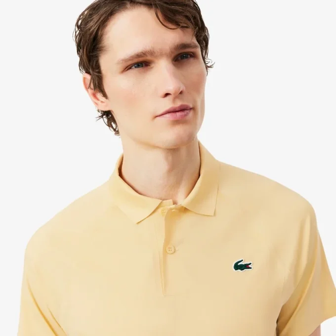Lacoste Tennis X Novak Djokovic på banen Polo