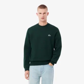 Landscape-fleece-sweatshirt for menn med krokodillemønster