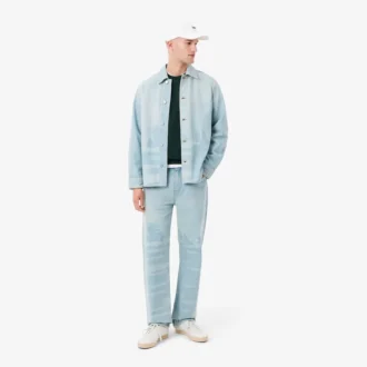 Landscape-fleece-sweatshirt for menn med krokodillemønster