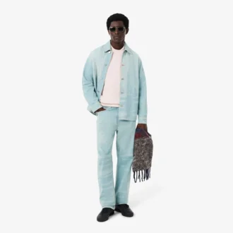 Landscape-fleece-sweatshirt for menn med krokodillemønster