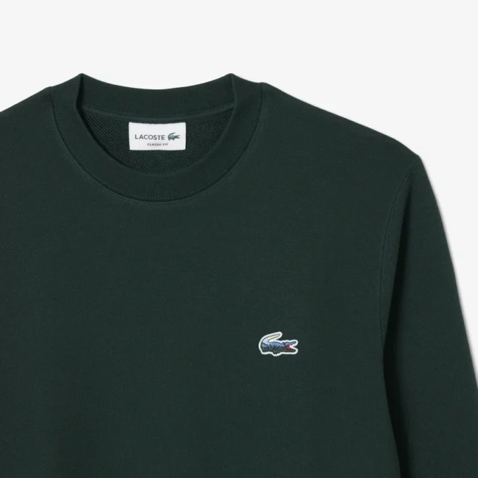 Landscape-fleece-sweatshirt for menn med krokodillemønster