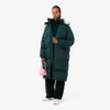 Lang, oversized dunjakke for kvinner