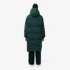 Lang, oversized dunjakke for kvinner