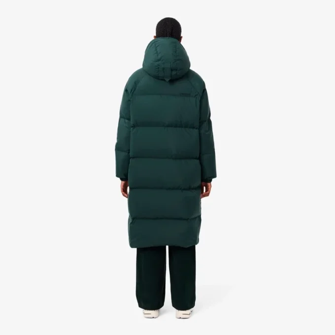Lang, oversized dunjakke for kvinner