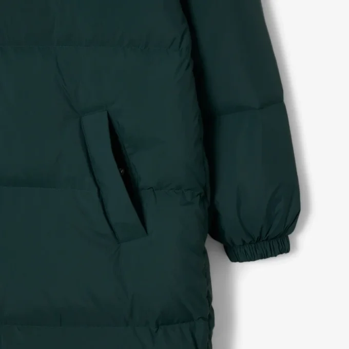 Lang, oversized dunjakke for kvinner