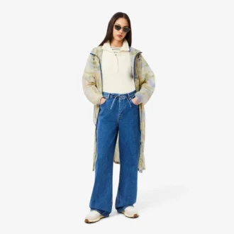 Lang, oversized, vannavvisende parkas for kvinner