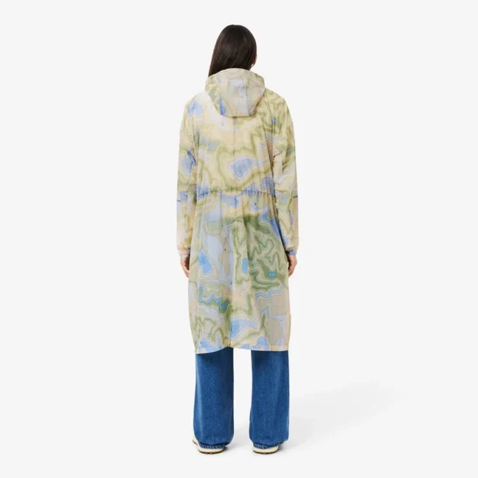 Lang, oversized, vannavvisende parkas for kvinner