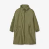 Lang, vannavvisende parkas for menn