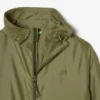 Lang, vannavvisende parkas for menn