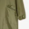 Lang, vannavvisende parkas for menn