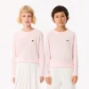 Langermet bomulls-T-skjorte for barn