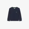 Langermet bomulls-T-skjorte for barn