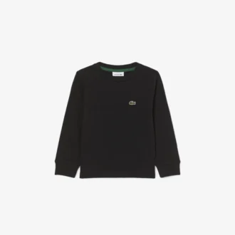 Langermet bomulls-T-skjorte for barn