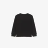 Langermet bomulls-T-skjorte for barn