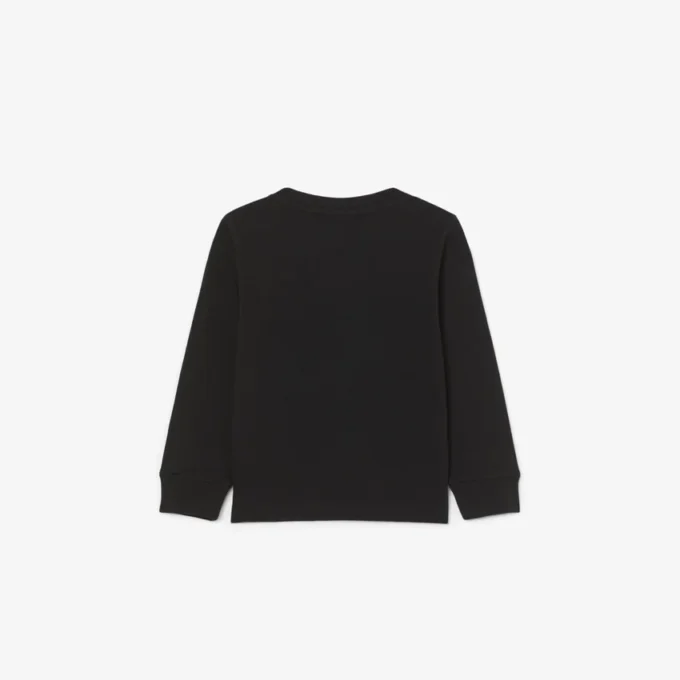 Langermet bomulls-T-skjorte for barn