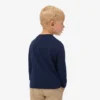 Langermet bomulls-T-skjorte for barn