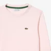 Langermet bomulls-T-skjorte for barn