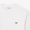 Langermet bomulls-T-skjorte for menn