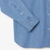 Lett denimskjorte for menn med normal passform