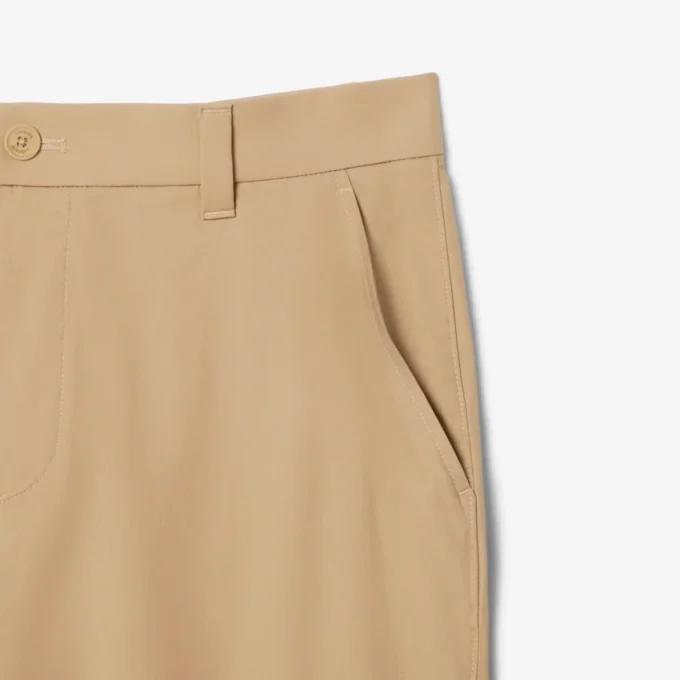Lette bomullscargobukser i regular fit for menn