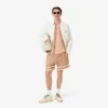 Lette shorts med monogramtrykk for menn