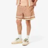 Lette shorts med monogramtrykk for menn