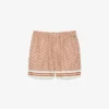 Lette shorts med monogramtrykk for menn
