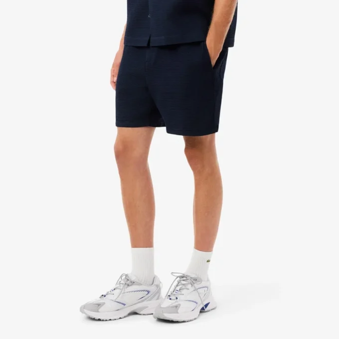 Lette, strukturerte shorts for menn