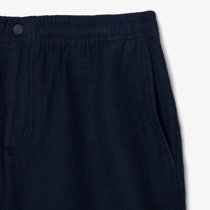 Lette, strukturerte shorts for menn