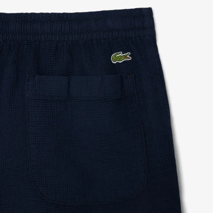Lette, strukturerte shorts for menn