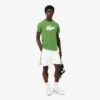 Lette tennisshorts med fargestriper for menn
