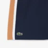Lette tennisshorts med fargestriper for menn