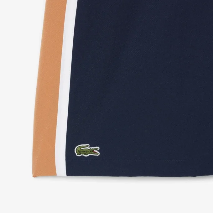 Lette tennisshorts med fargestriper for menn