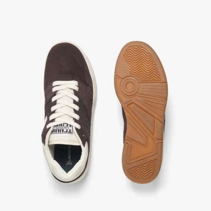 Lineshot-sneakers i semsket skinn for menn